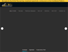 Tablet Screenshot of icoinmarket.com